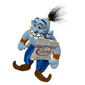 NWT 90s Disney Store ALADDIN GENIE Vintage DISNEY Mini Beanie Bag Doll